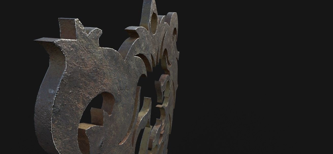 lion pendant  3D print model Low-poly 3D model_5