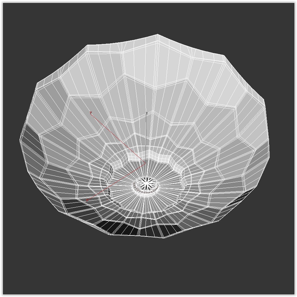 Kohler Briolette round vessel glass bathroom sink 3D model_7