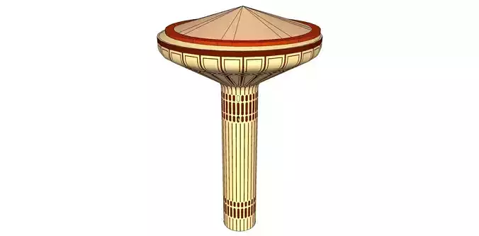 over head water tank ohwt 3d model