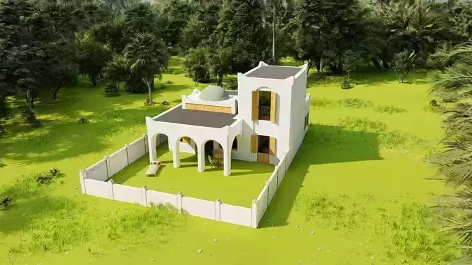 old house-Old Abandoned House 3D model