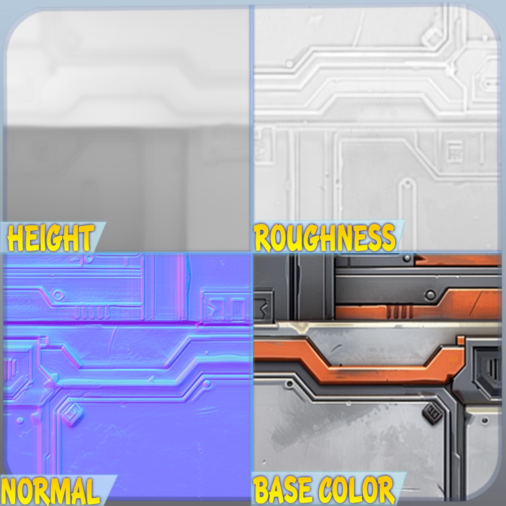 Sci-FI Seamless Texture Texture_1