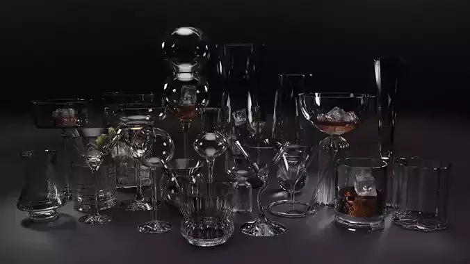 Drink set - Cocktail Glasses