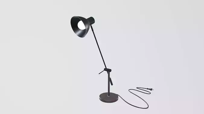 Study Lamp Low-poly 3D model