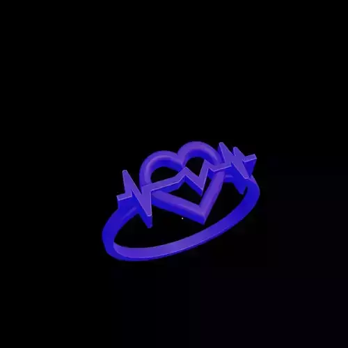 Anillo Corazon Pulso