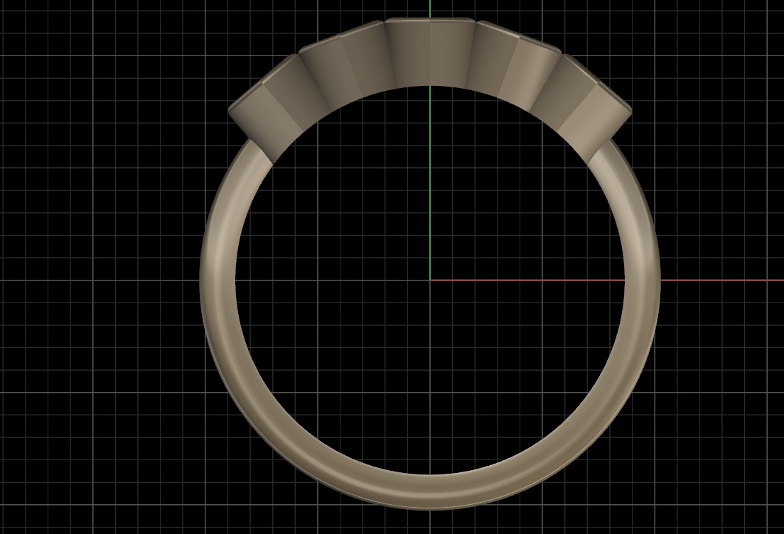 Marquise cut bezel ring N4 3D print model_18