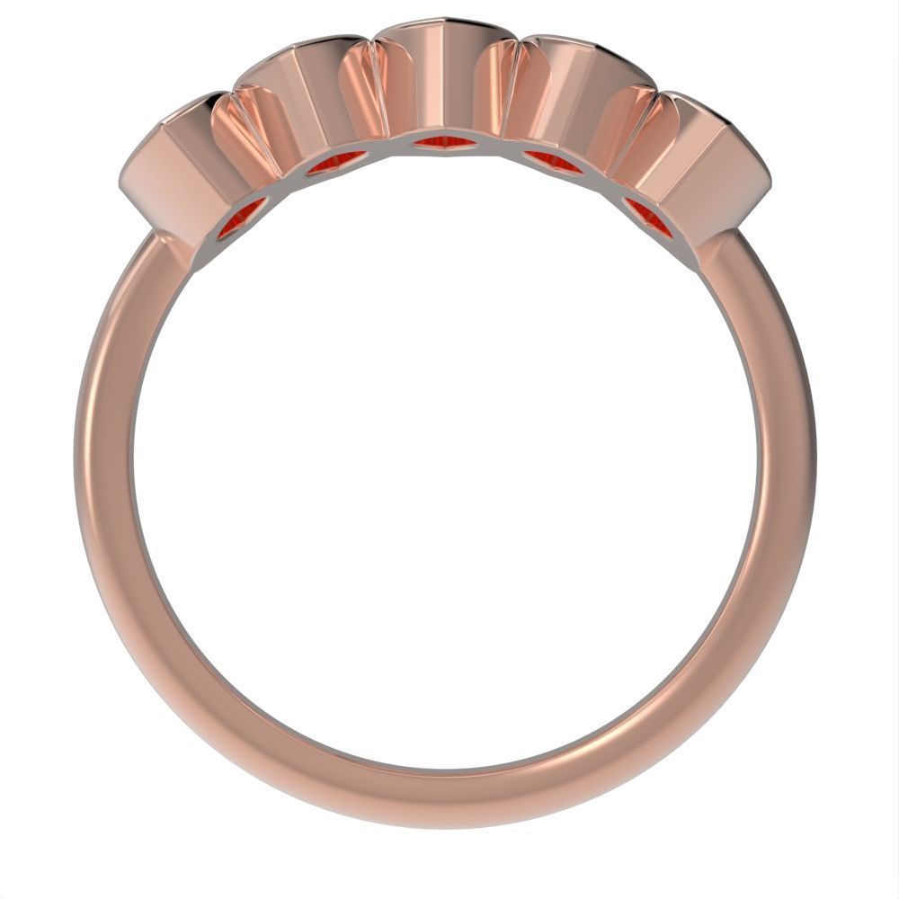 Marquise cut bezel ring N4 3D print model_15