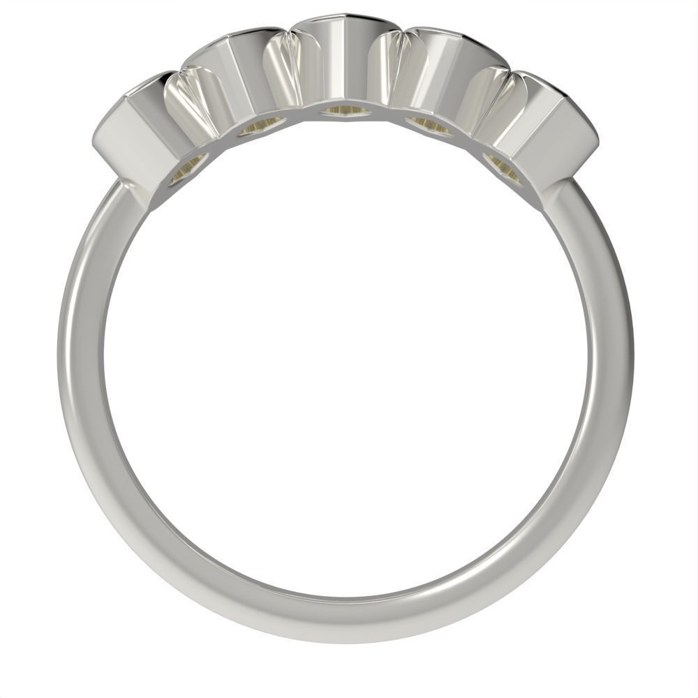 Marquise cut bezel ring N4 3D print model_9