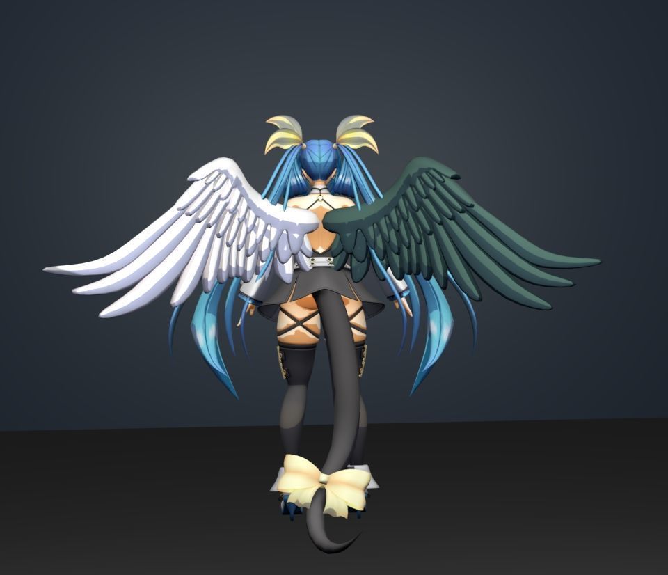 dizzy 3D model_4