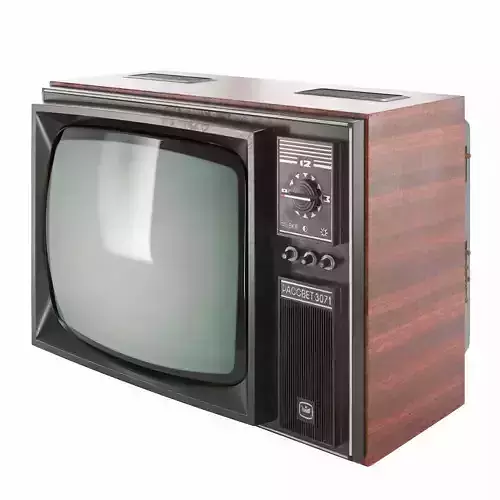 Vintage TV Rassvet 307-1 3D model