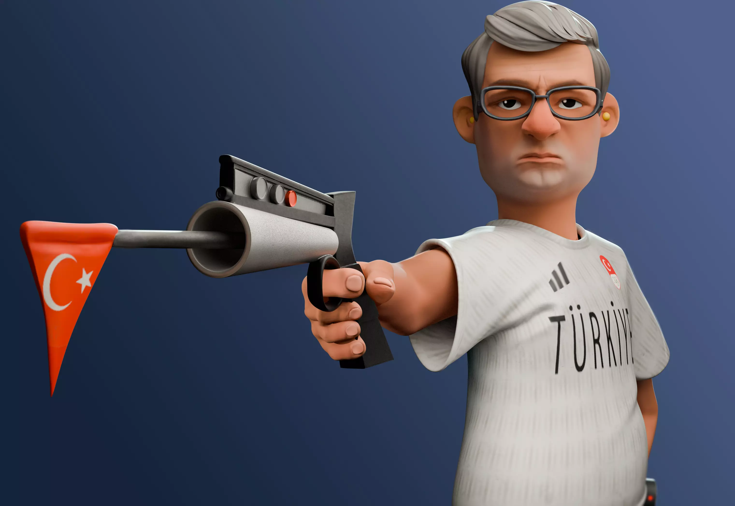 Turkish Sharp Shooter Olympics 3D print model_0