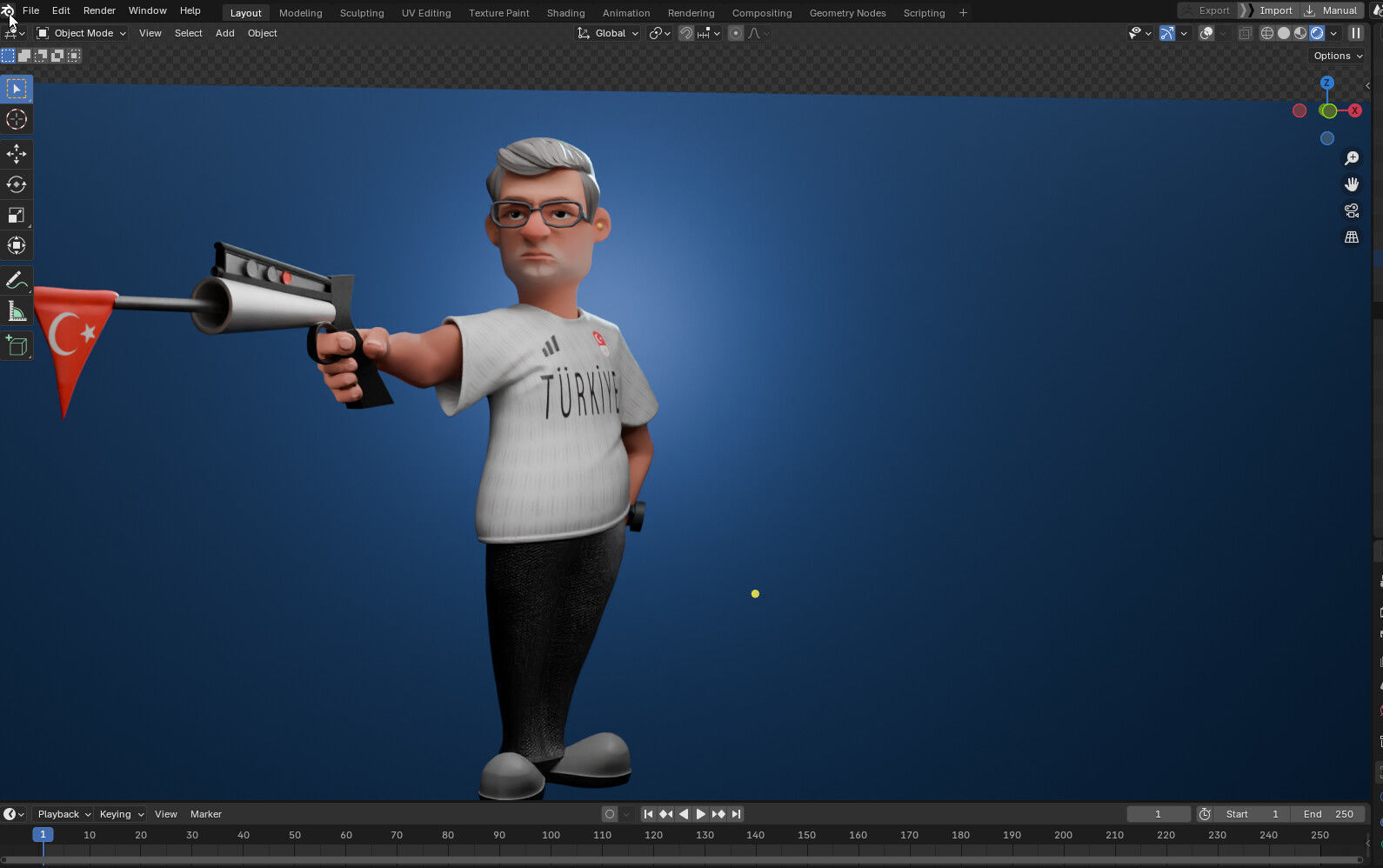 Turkish Sharp Shooter Olympics 3D print model_6