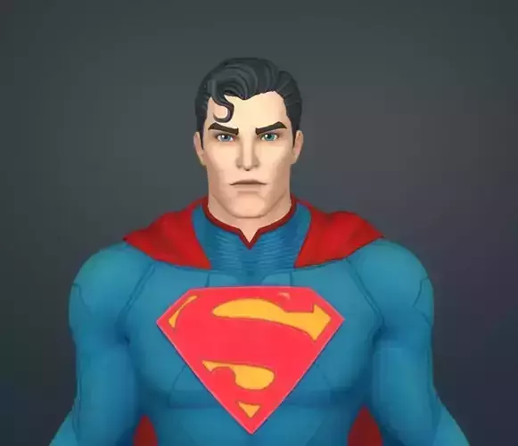 superman 3D model