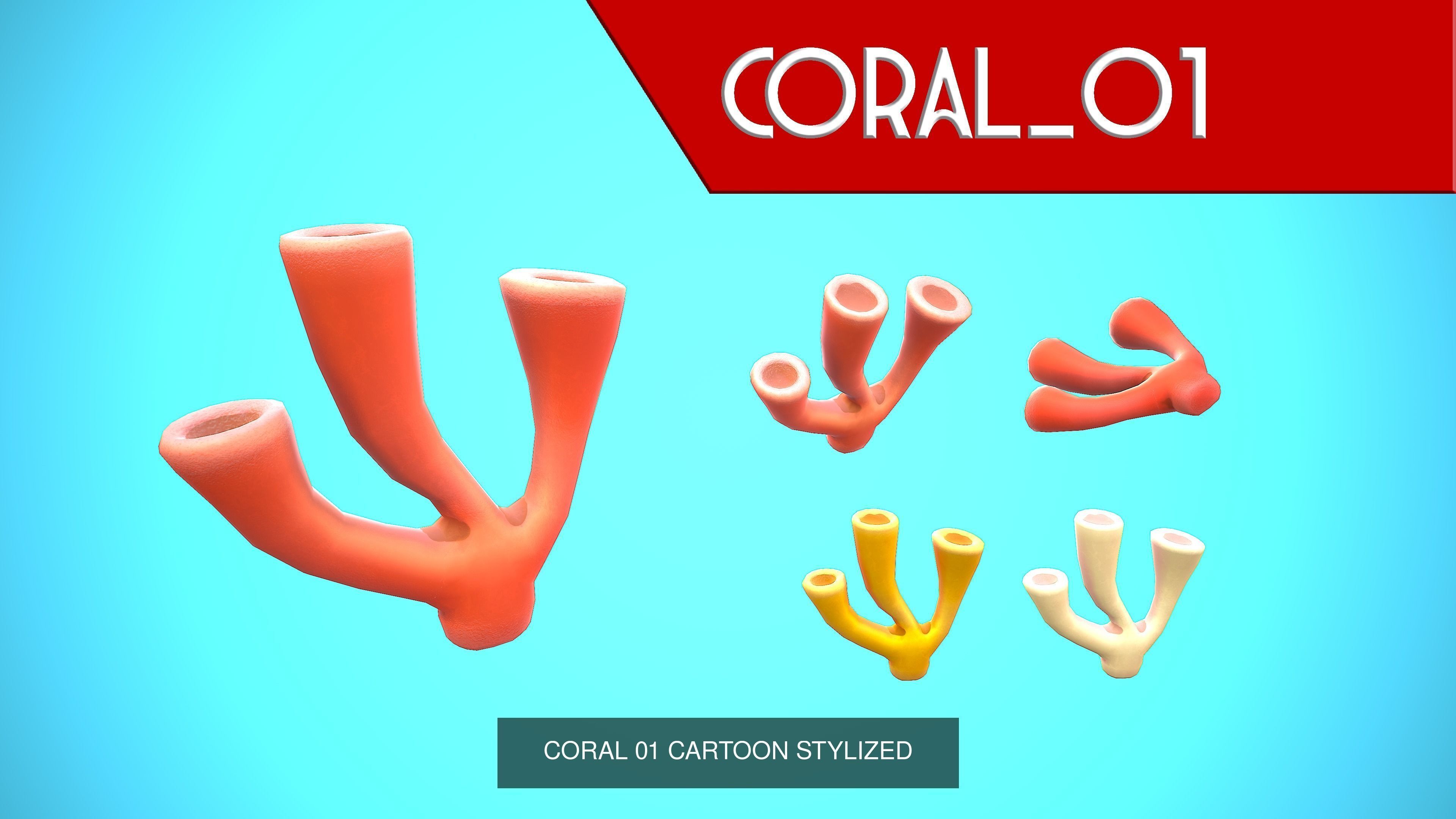 CORAL COLLECTION 01-03 CARTOON STYLIZED _6