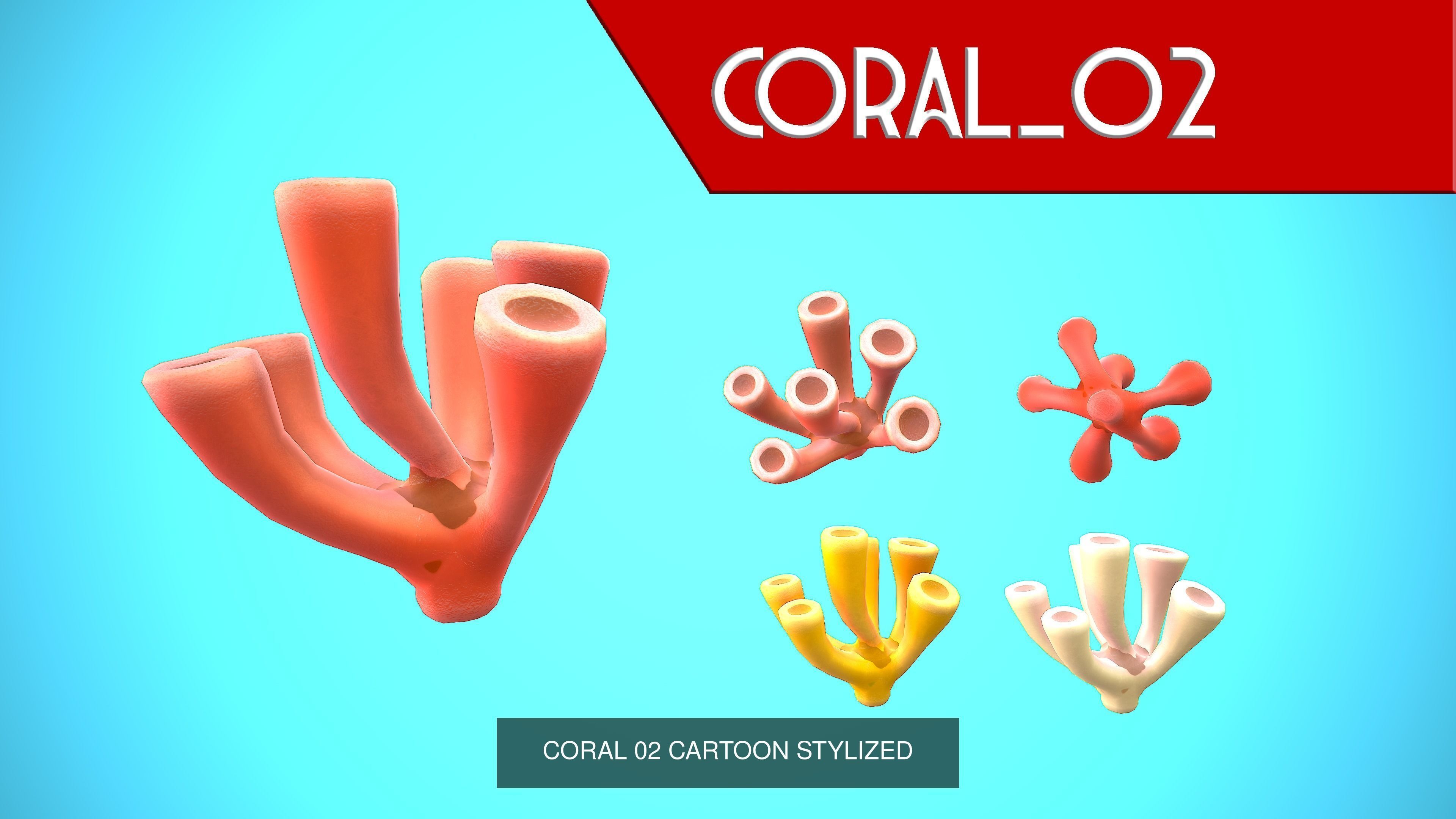CORAL COLLECTION 01-03 CARTOON STYLIZED _7