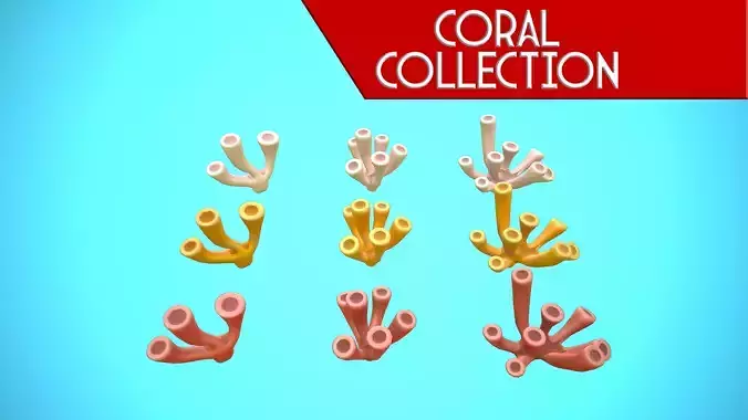 CORAL COLLECTION 01-03 CARTOON STYLIZED 