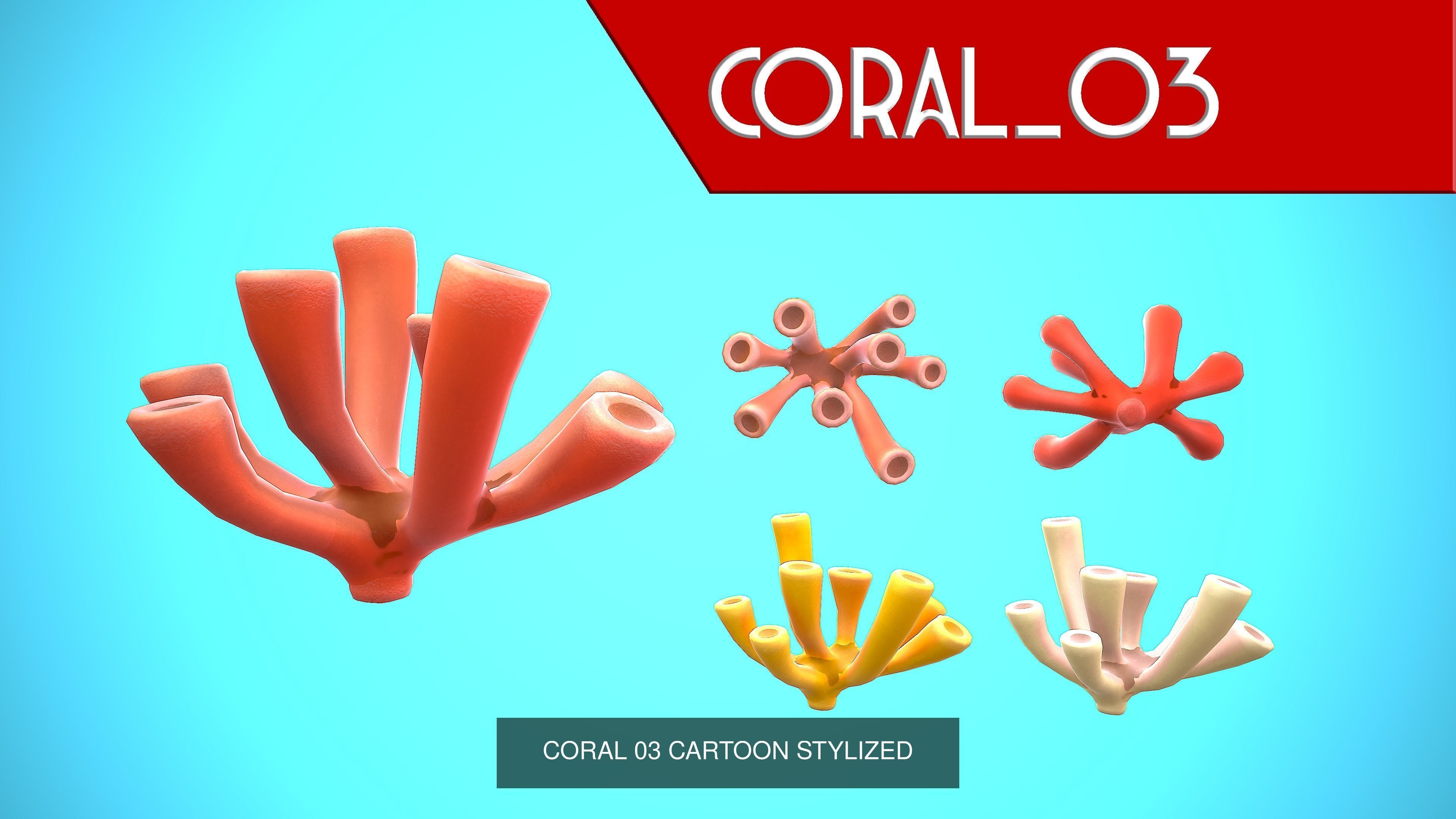 CORAL COLLECTION 01-03 CARTOON STYLIZED _8