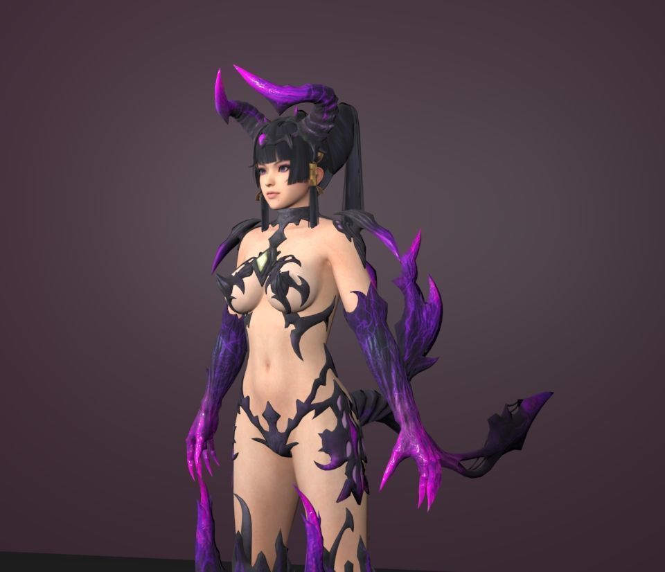 nyo demon 3D model_2