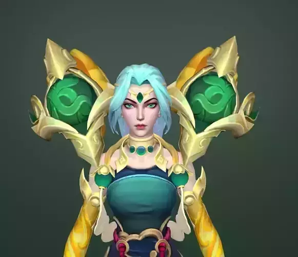 lunar fairy 3D model