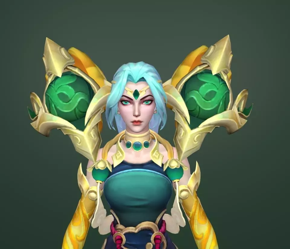 lunar fairy 3D model