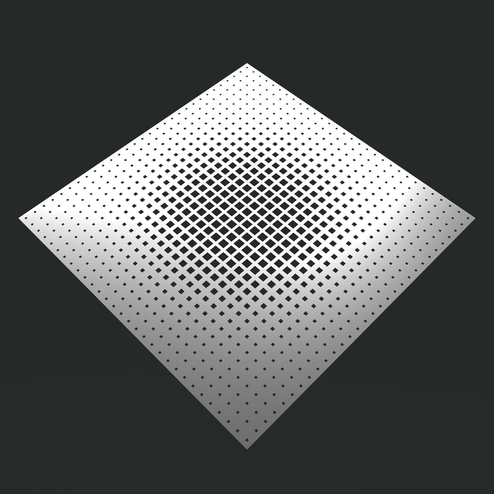 Perforated panel with parametric pattern 24-O-08 3D model_2