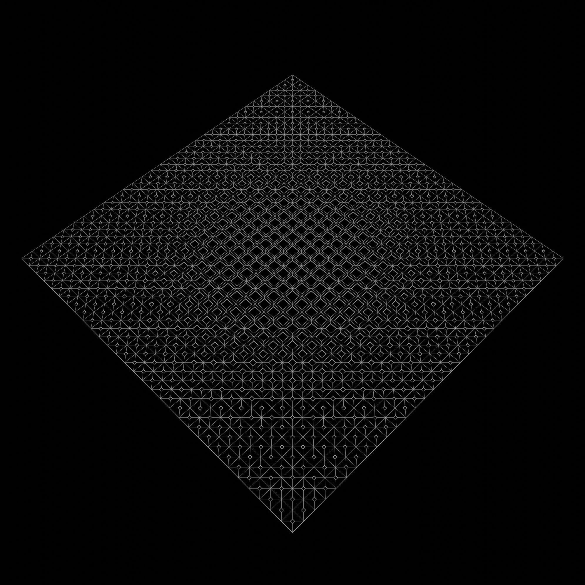 Perforated panel with parametric pattern 24-O-08 3D model_7