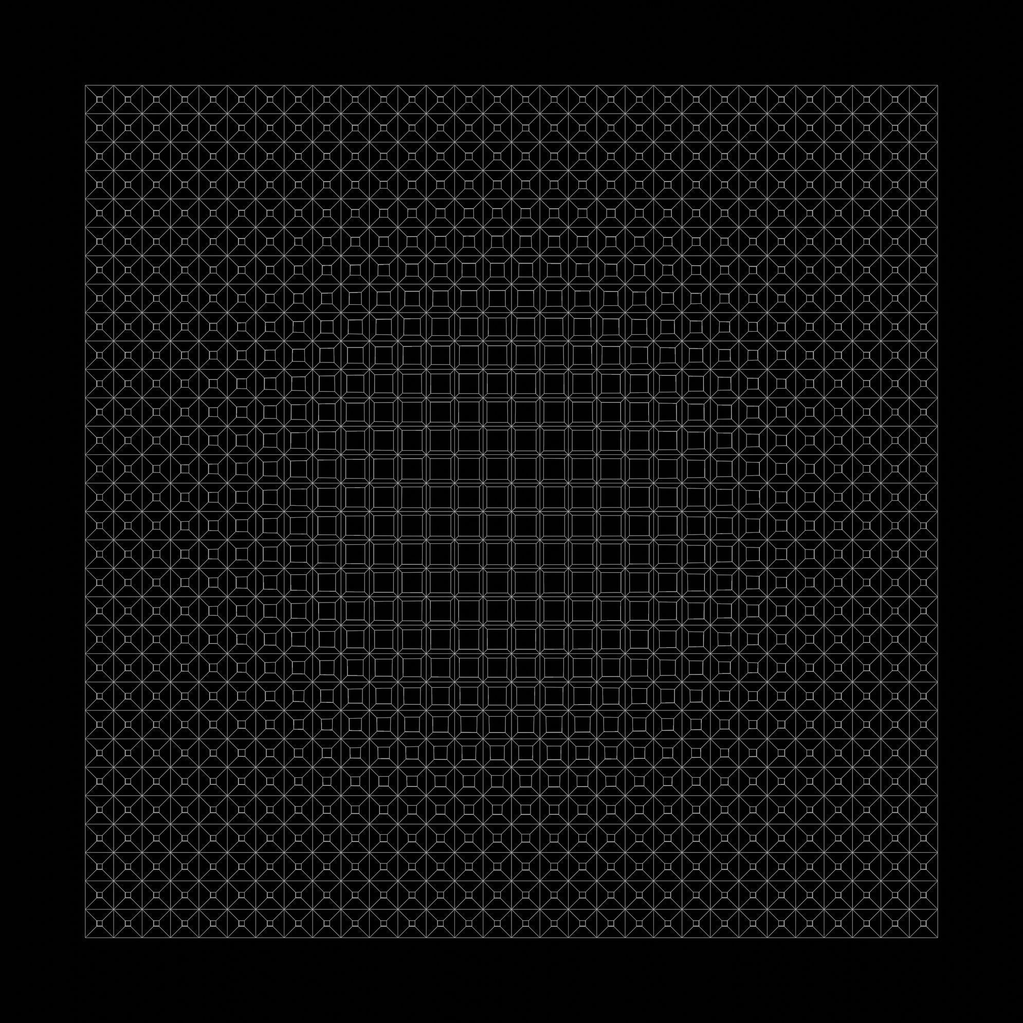 Perforated panel with parametric pattern 24-O-08 3D model_5