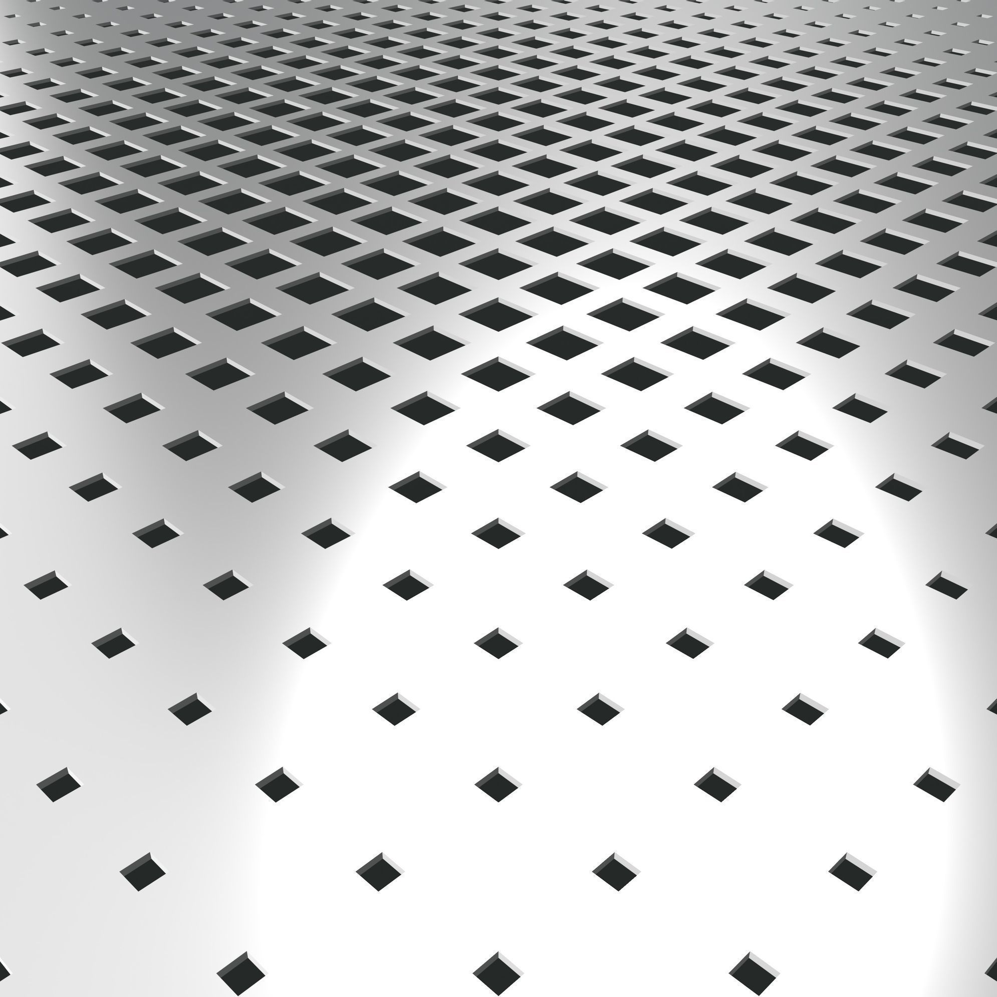 Perforated panel with parametric pattern 24-O-08 3D model_3