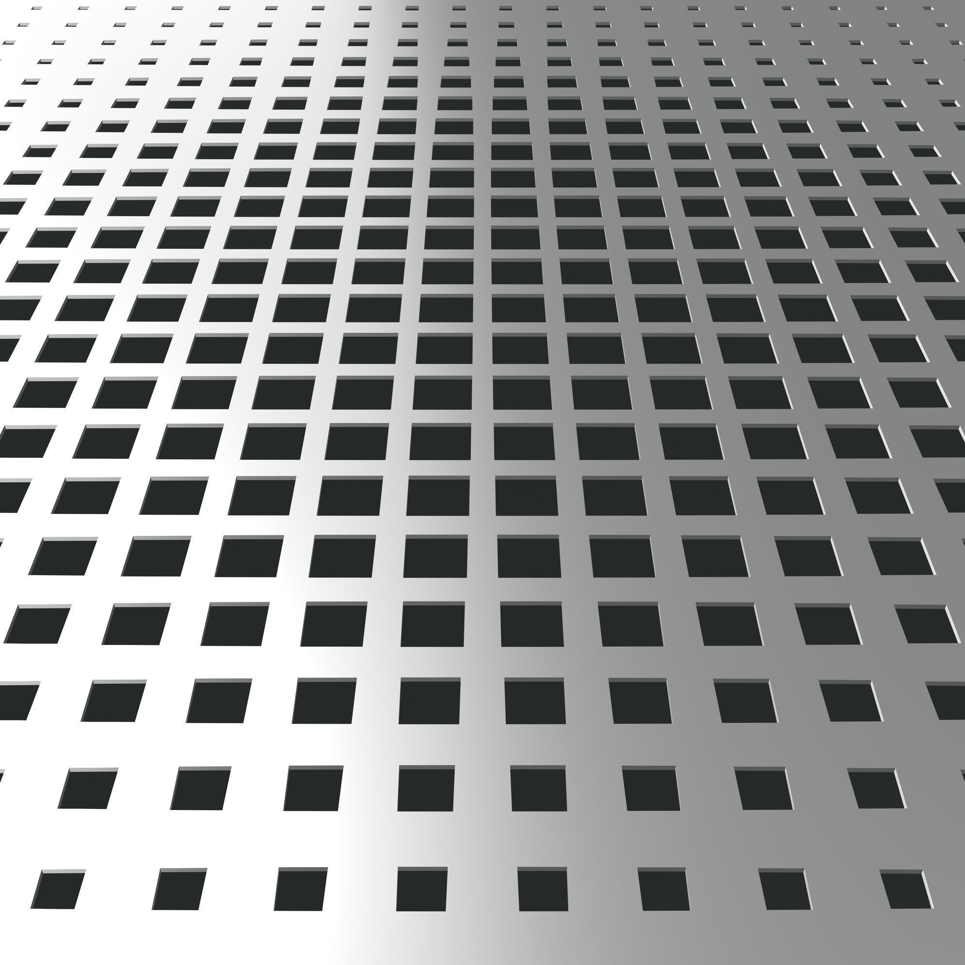 Perforated panel with parametric pattern 24-O-08 3D model_4