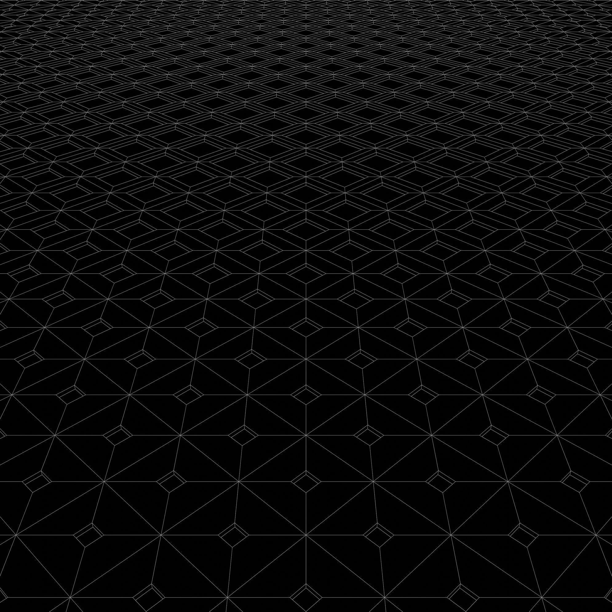 Perforated panel with parametric pattern 24-O-08 3D model_8