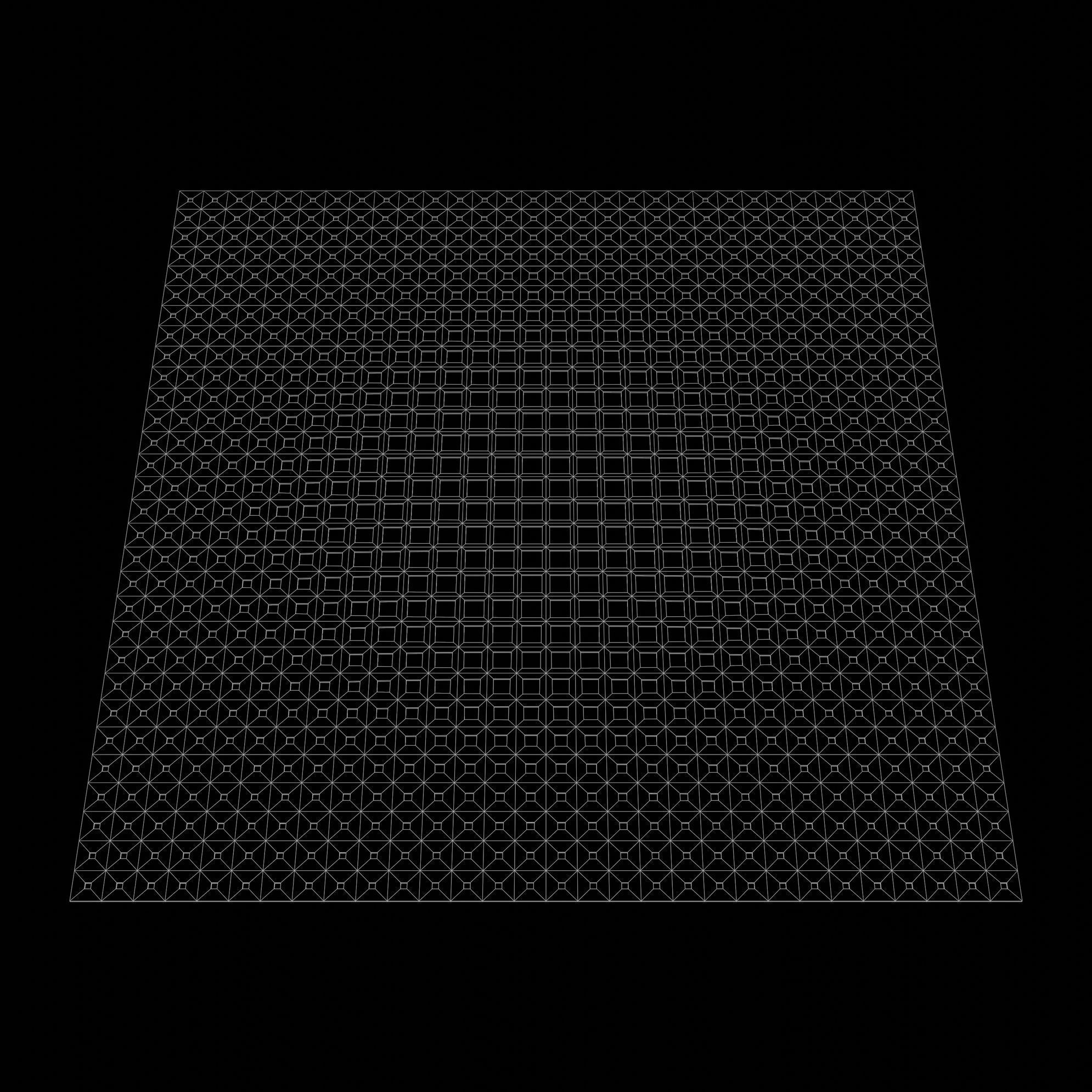 Perforated panel with parametric pattern 24-O-08 3D model_6