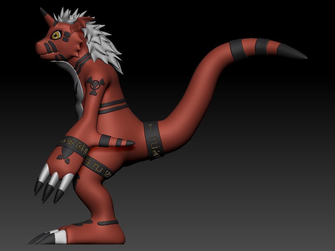 Guilmon Evolution Pack 3D print model_9