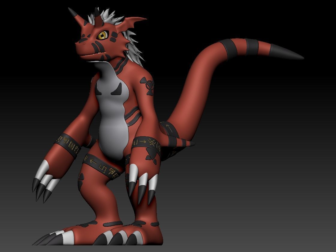 Guilmon Evolution Pack 3D print model_5