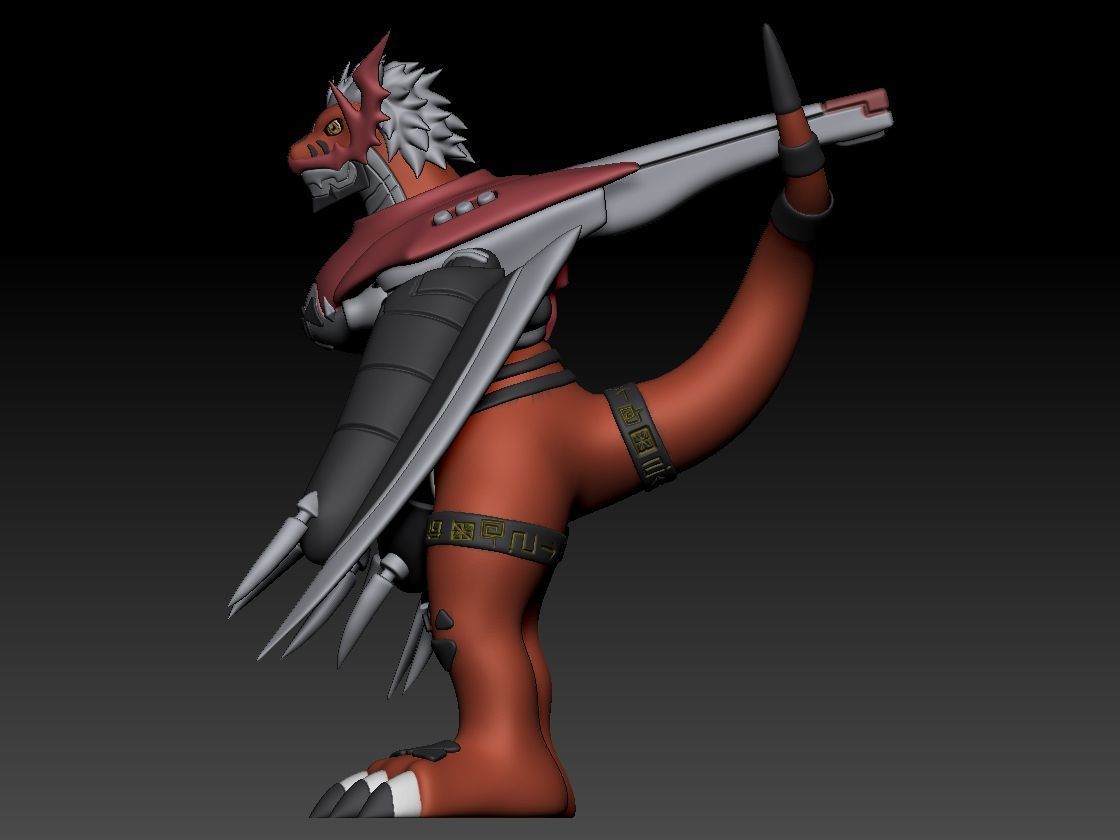 Guilmon Evolution Pack 3D print model_10