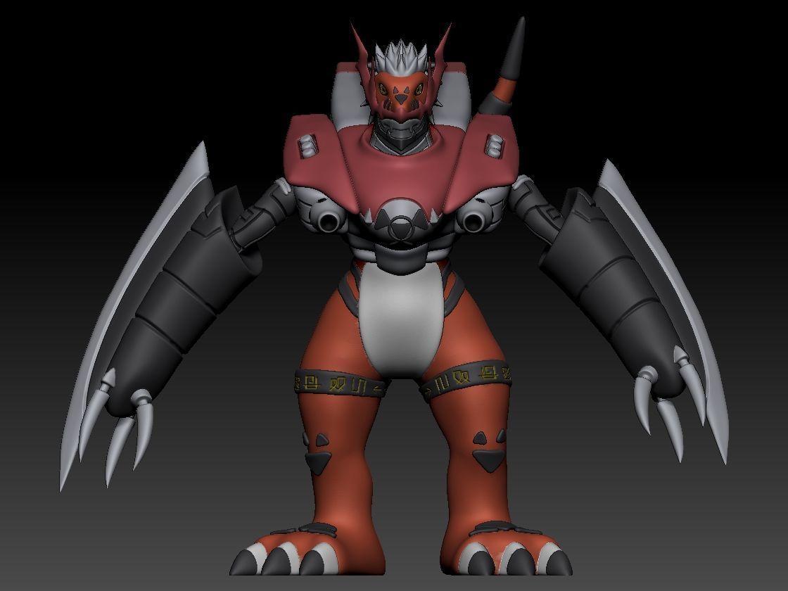 Guilmon Evolution Pack 3D print model_2