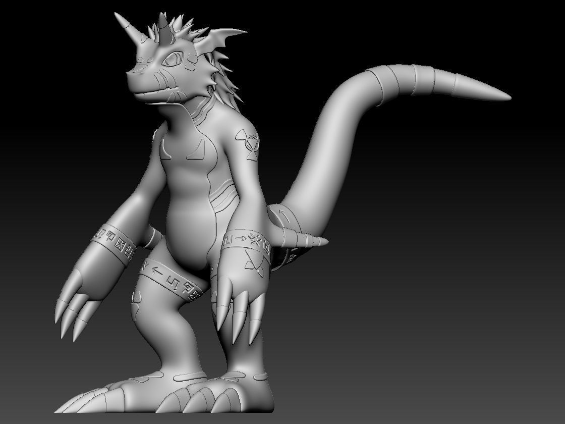 Guilmon Evolution Pack 3D print model_7