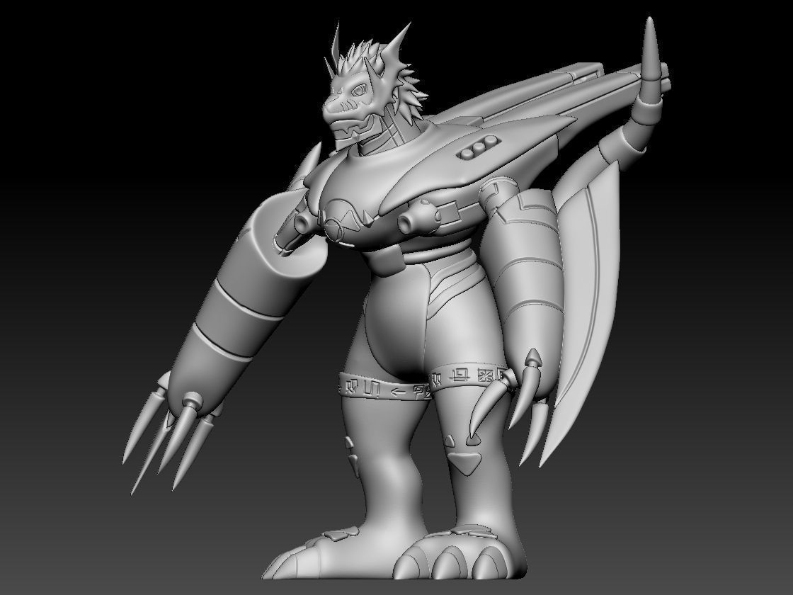 Guilmon Evolution Pack 3D print model_8