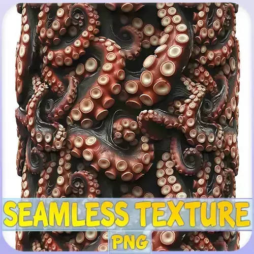  Octopus Seamless Texture Texture