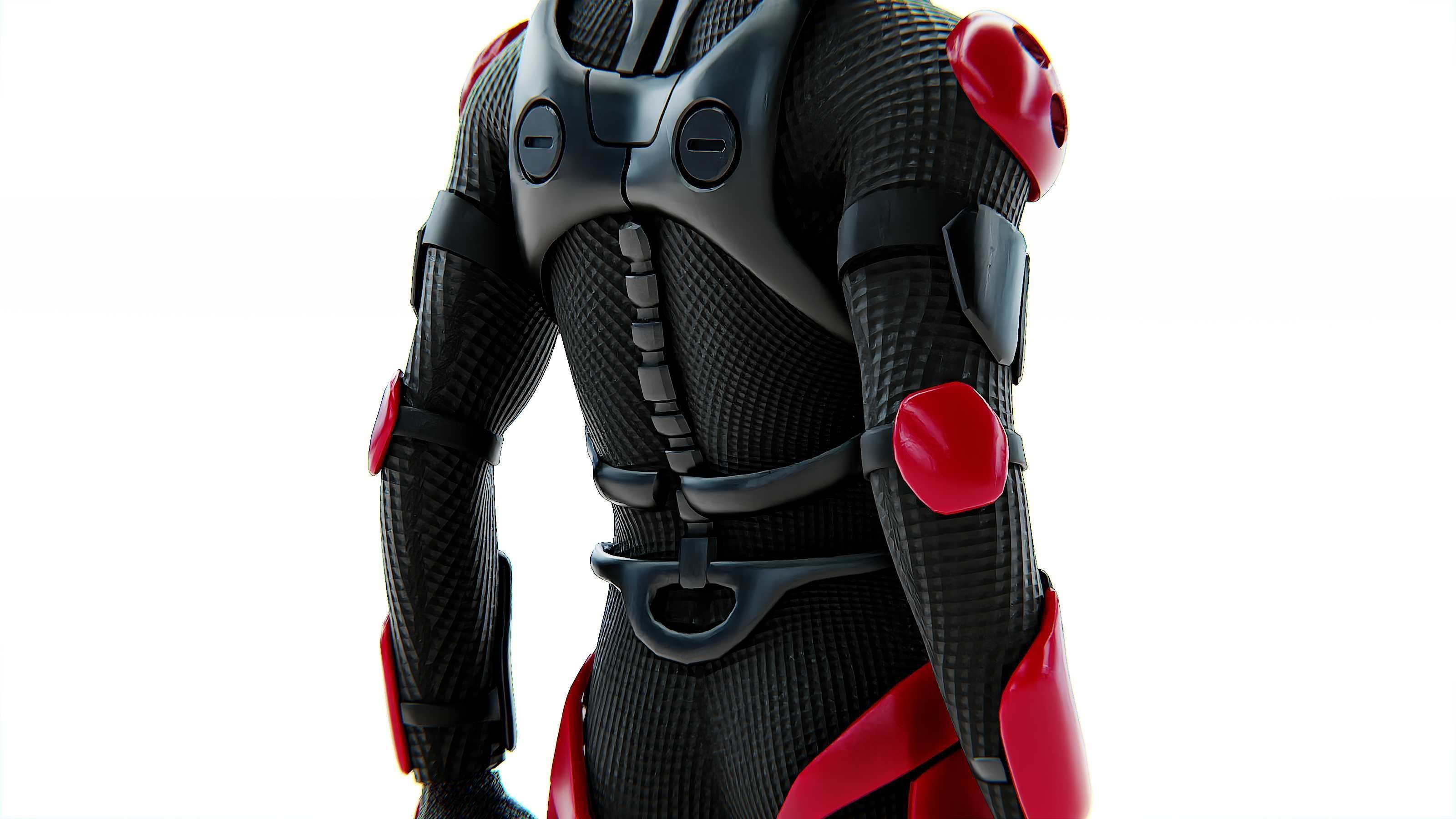 MECHA SOLDIER-F Rigged for Unreal Engine - Unity - MIXAMO 3D model_27