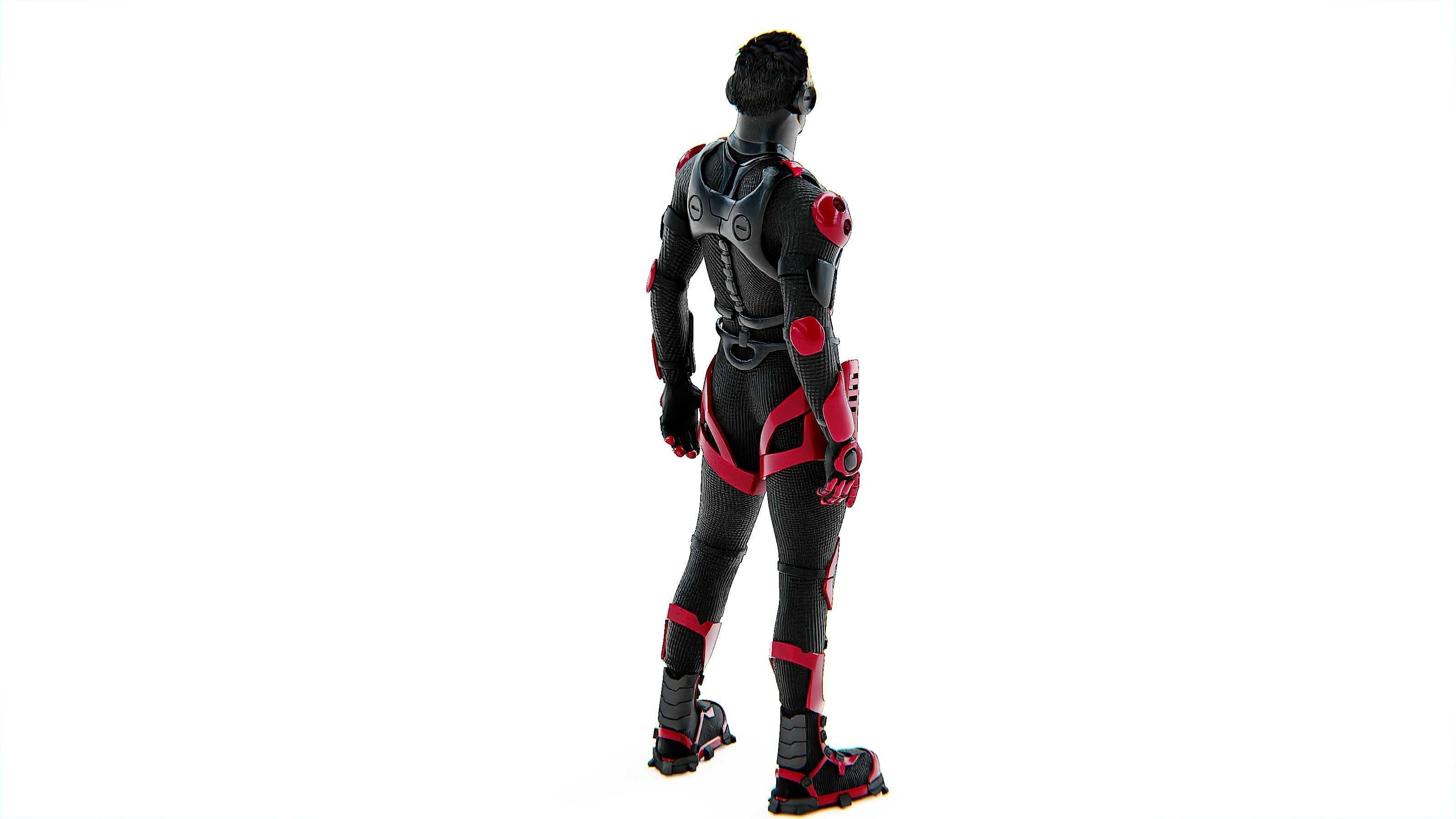 MECHA SOLDIER-F Rigged for Unreal Engine - Unity - MIXAMO 3D model_10