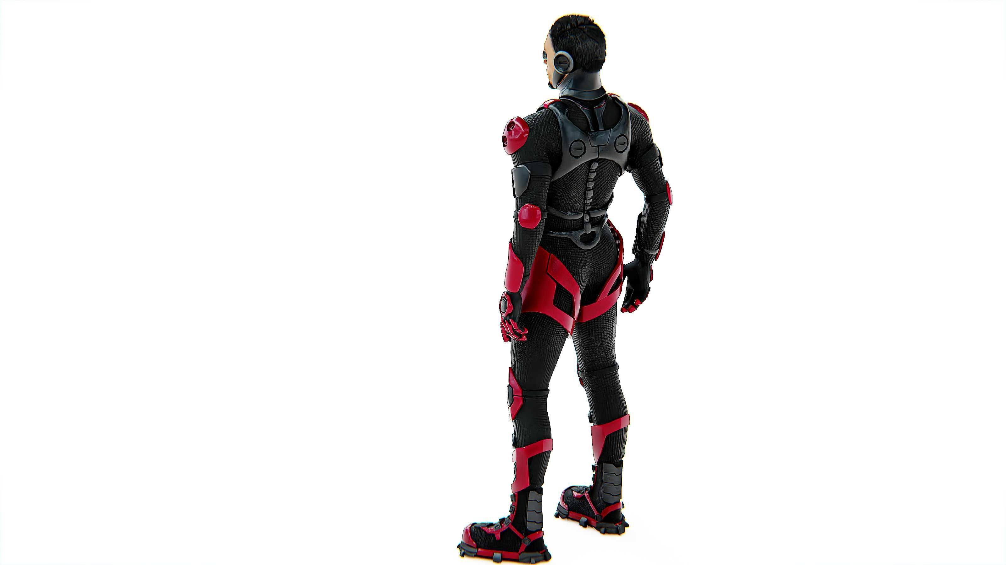 MECHA SOLDIER-F Rigged for Unreal Engine - Unity - MIXAMO 3D model_15