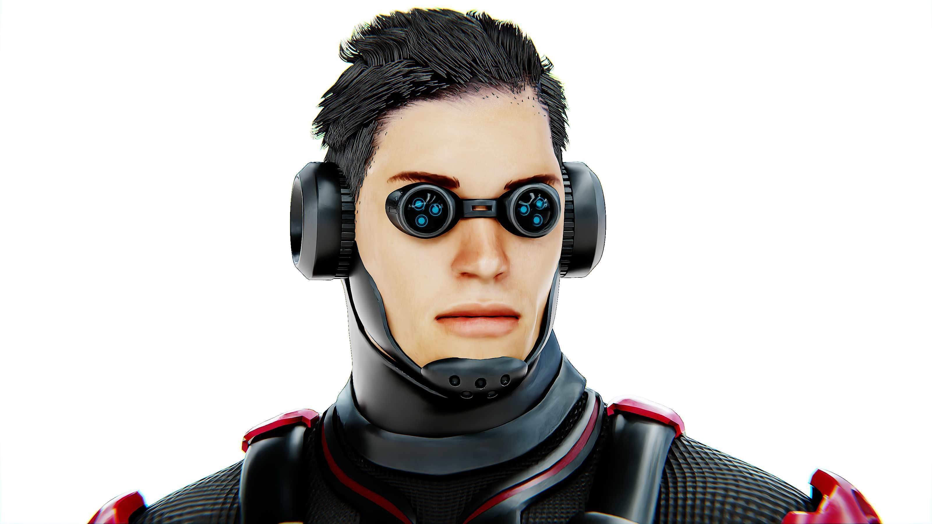 MECHA SOLDIER-F Rigged for Unreal Engine - Unity - MIXAMO 3D model_29