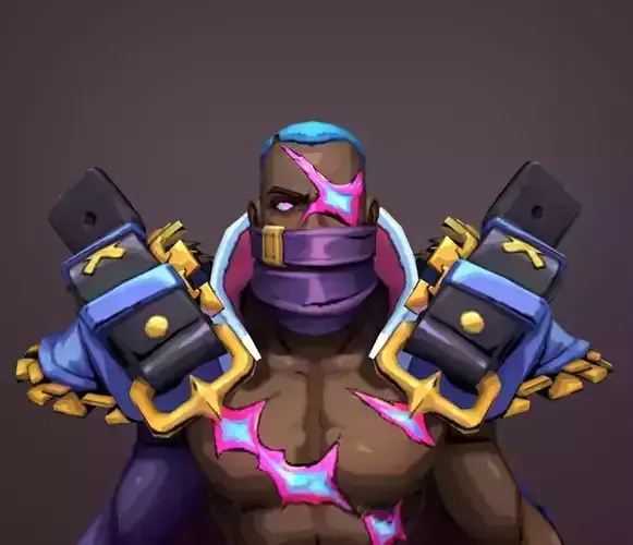 pyke soul fighter 3D model