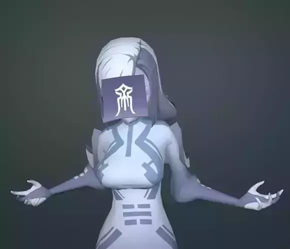 shenhe spirit 3D model