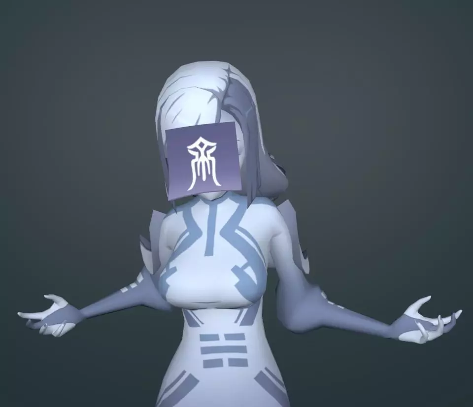 shenhe spirit 3D model_0