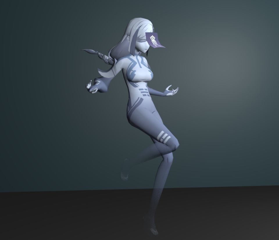 shenhe spirit 3D model_3