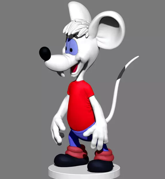 Second Mouse from Leopold for 3D printing STL 3D print model_0