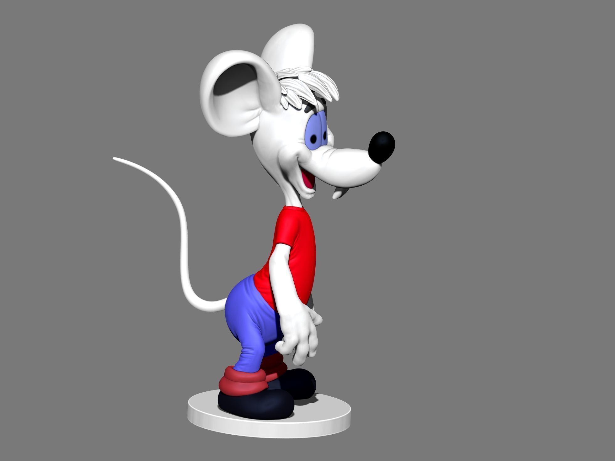 Second Mouse from Leopold for 3D printing STL 3D print model_1