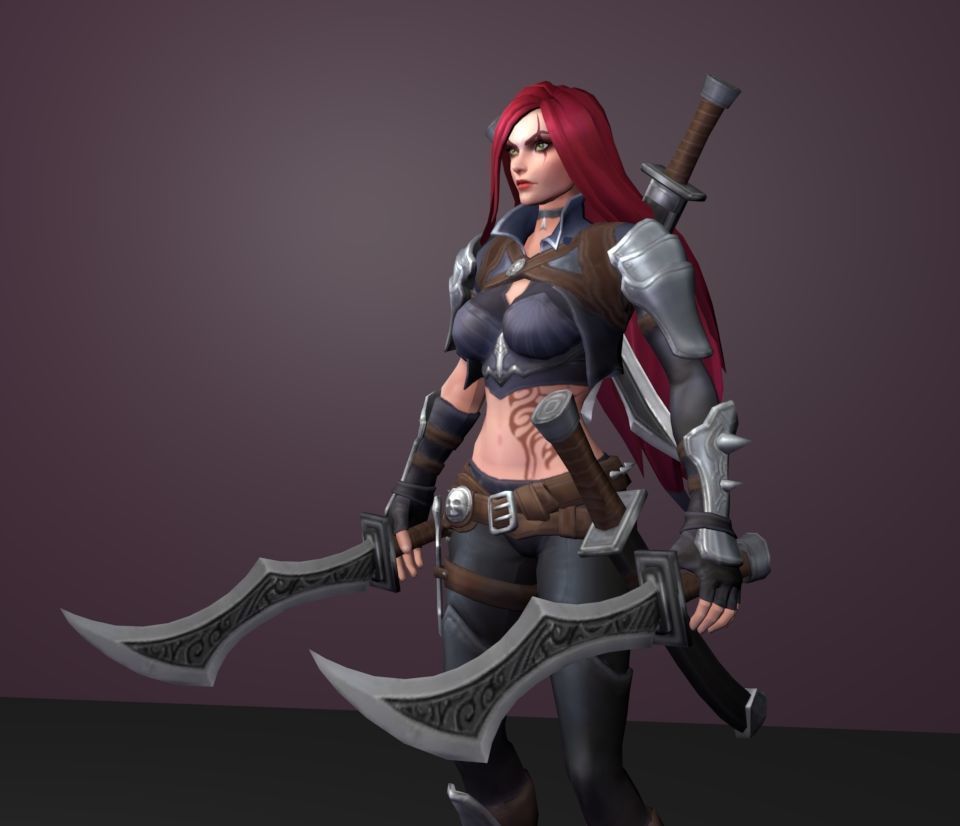 katarina 3D model_2