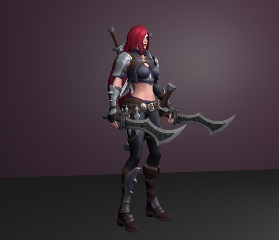 katarina 3D model_3