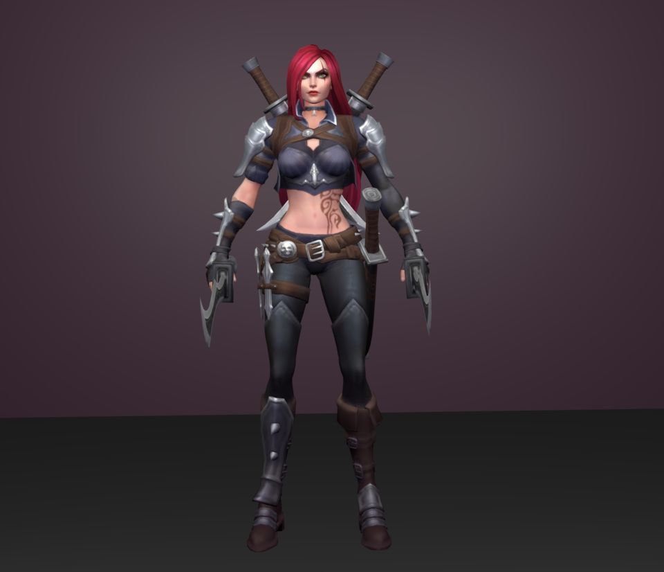 katarina 3D model_1